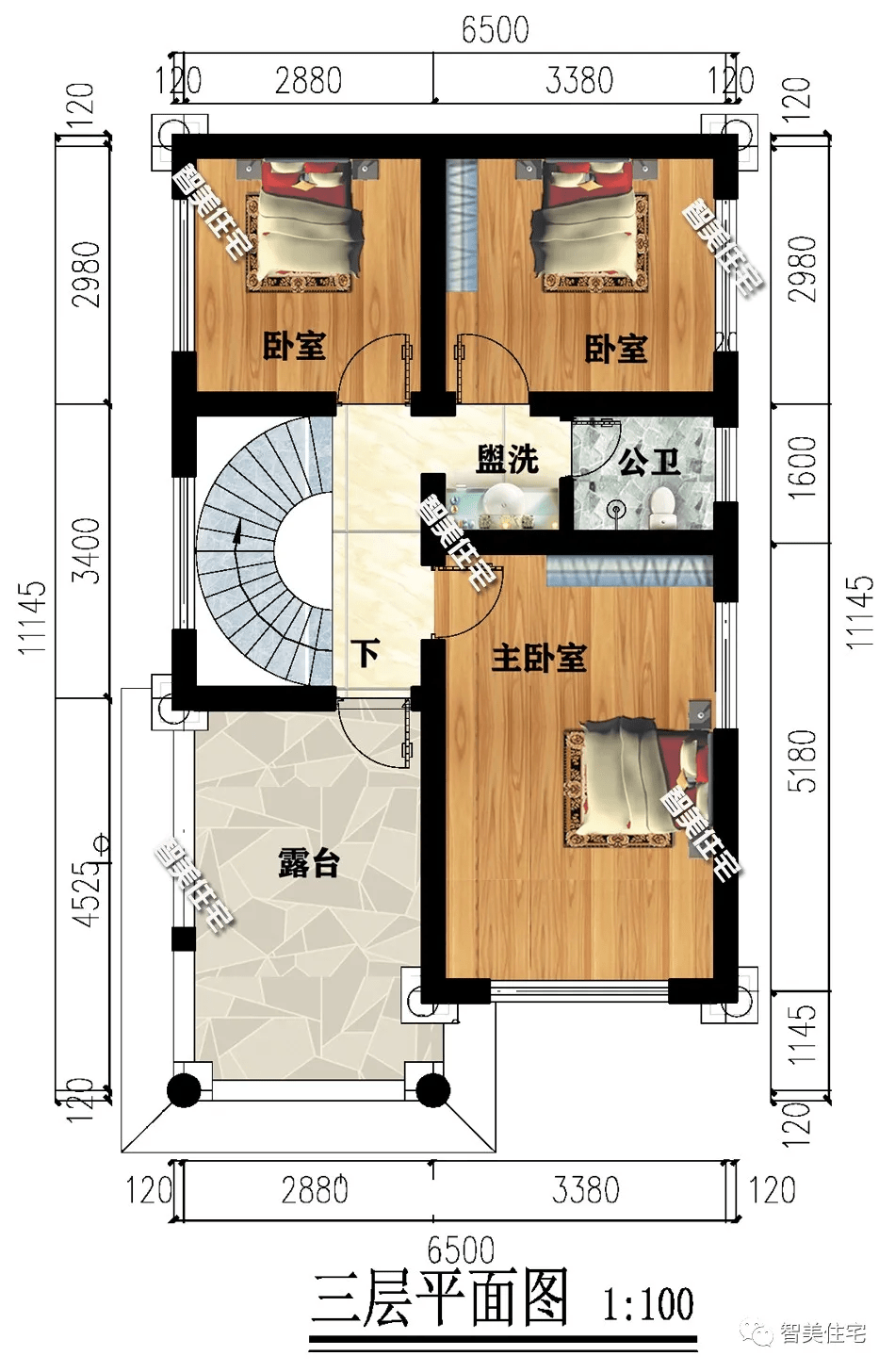 6.5米宽×10米设计图图片