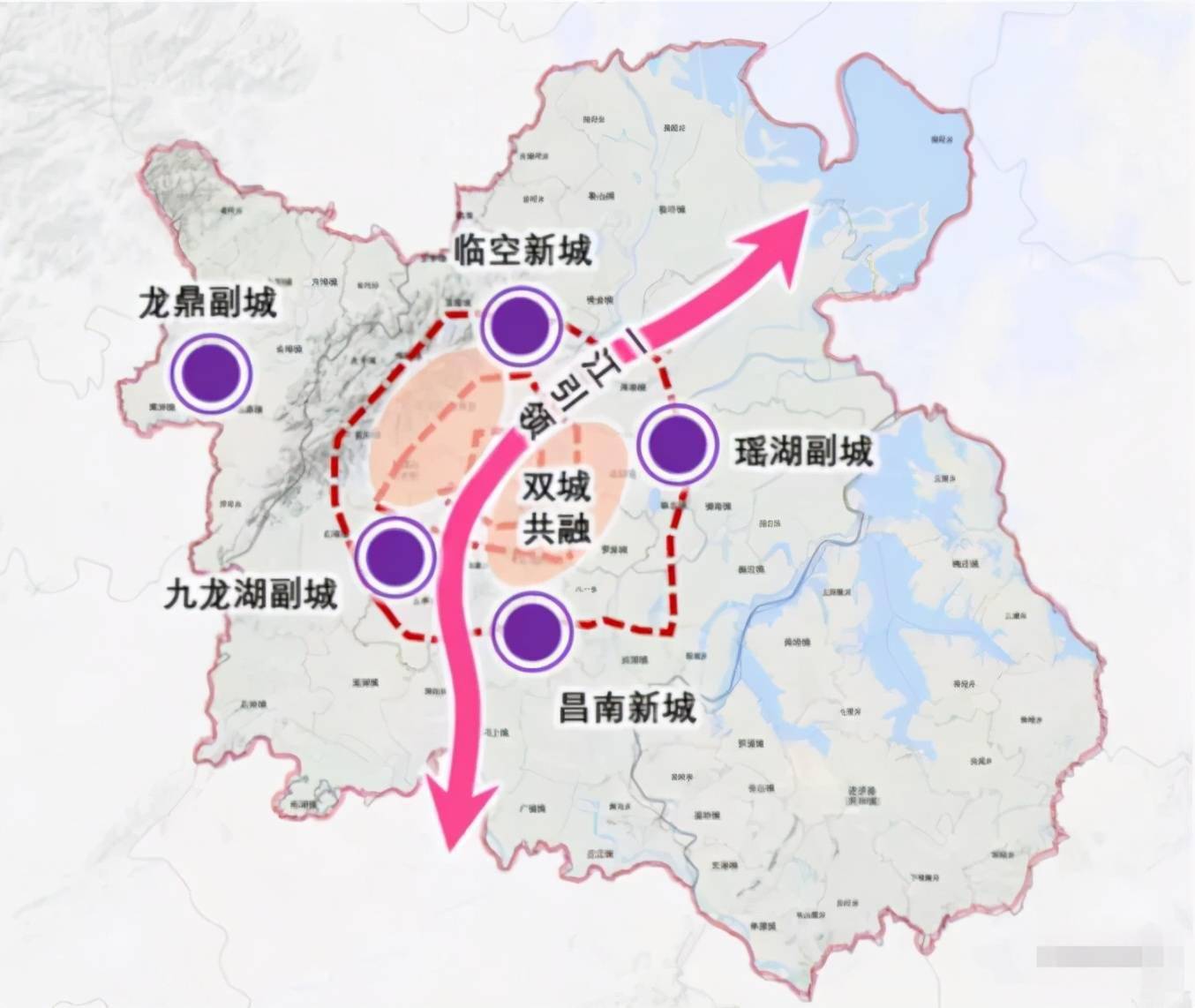 南昌高新区域地图图片