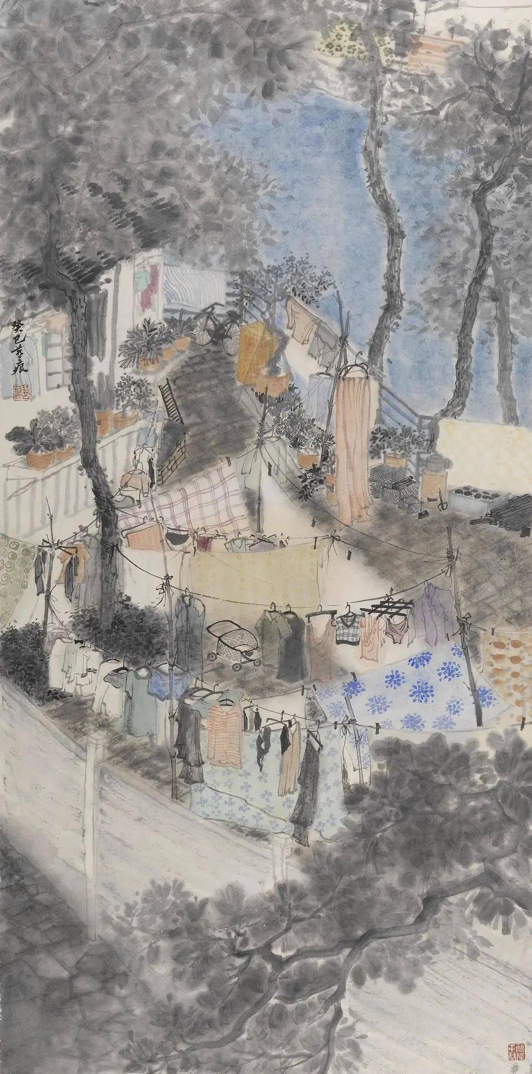 人间四月,去浙江美术馆欣赏周燕老师的绿水青山吧