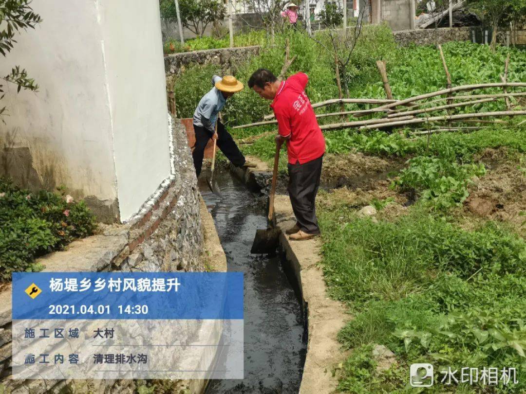 乡村风貌提升专题杨堤乡持续加速推进乡村风貌提升和人居环境改善工作