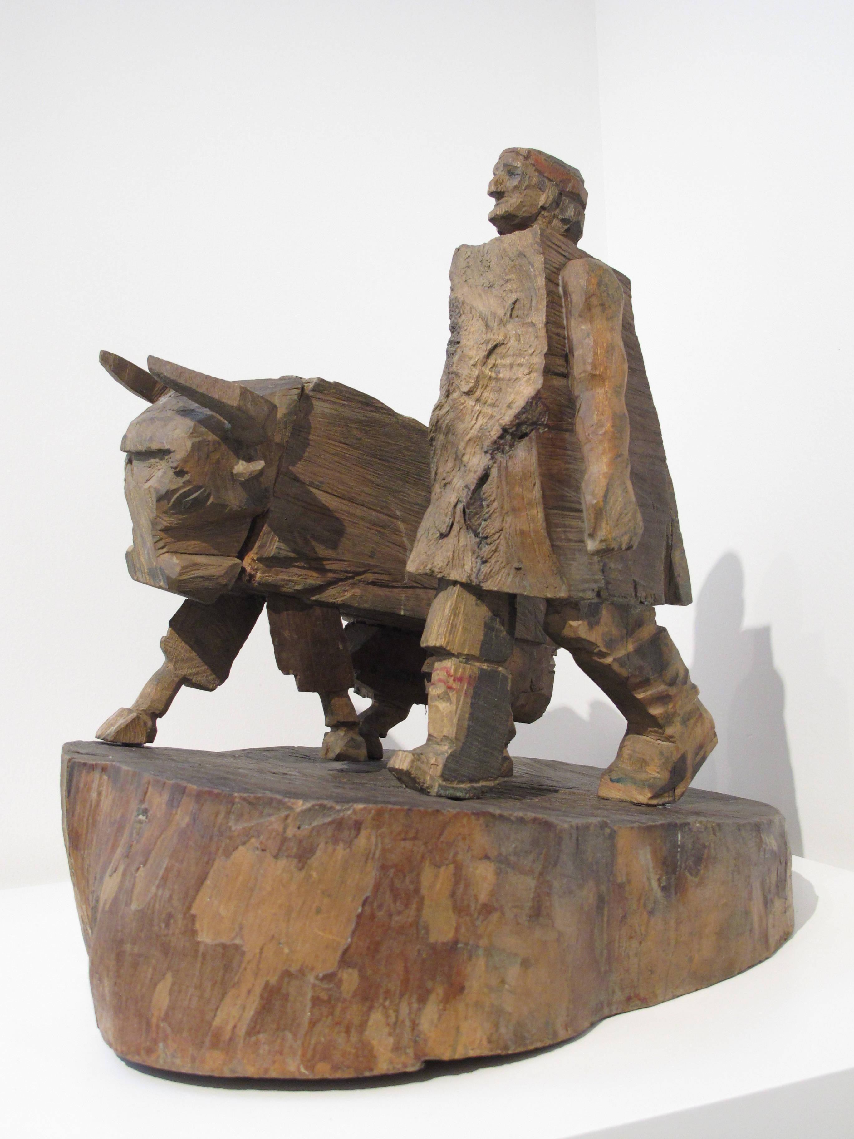 琢木声远萧立雕塑作品展在中国美术馆展出