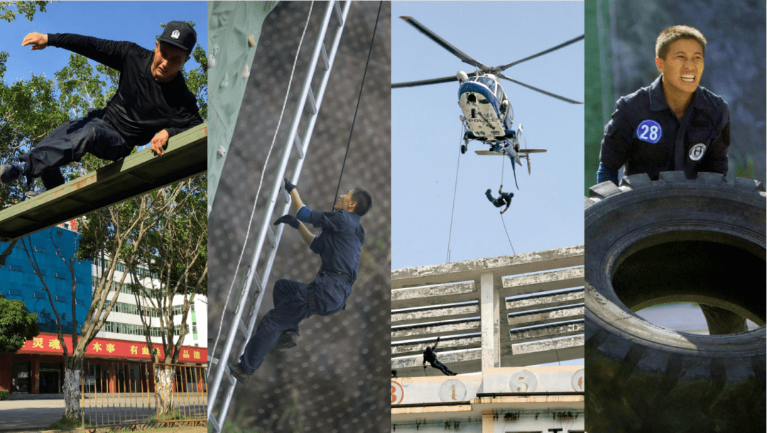 深政英模风采张玉特警战袍上7枚勋章身后是战友和无辜群众有我在放心