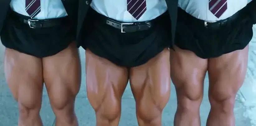 原来好销售都是跑出来的看看小腿肌肉就知道