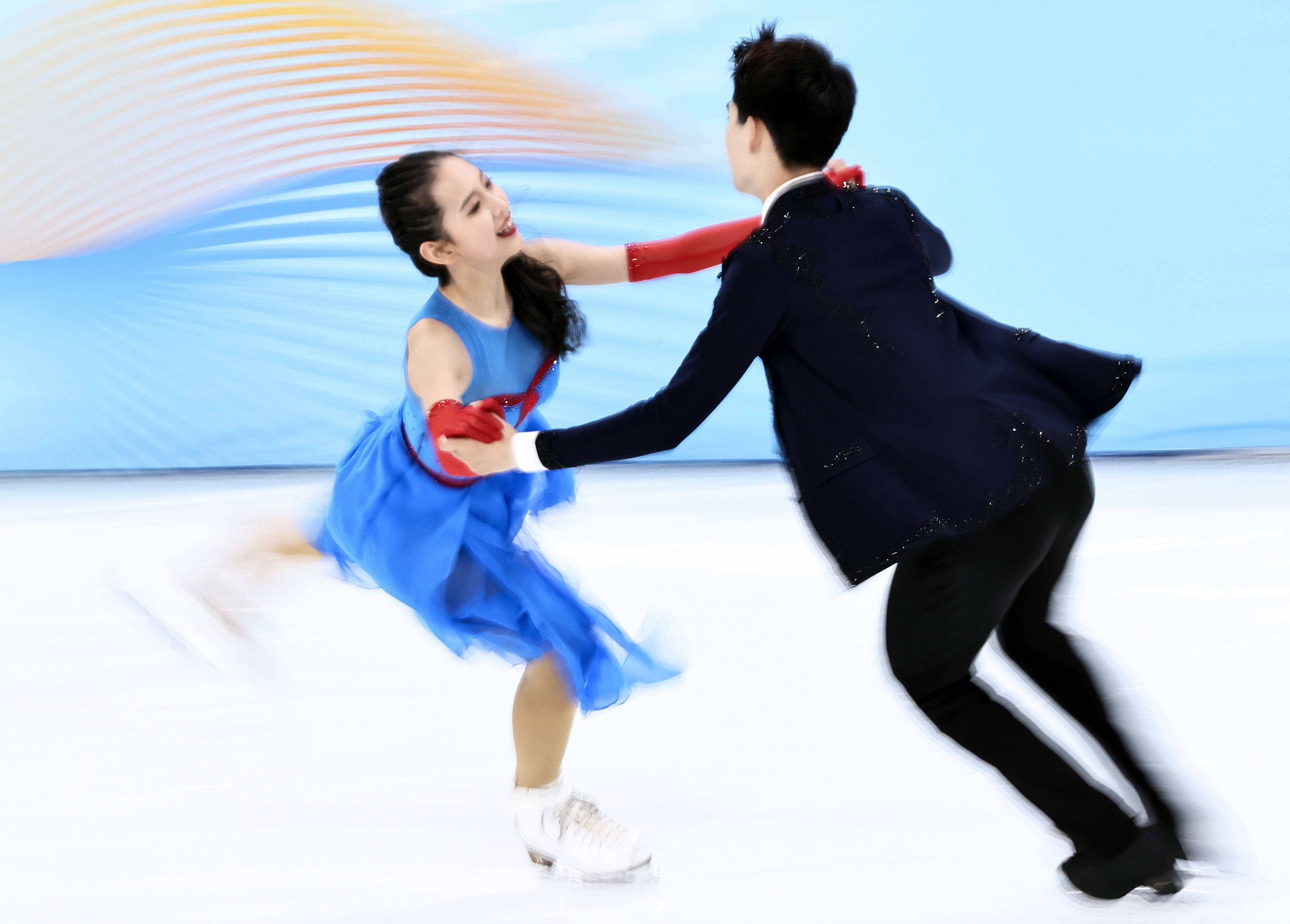 相约北京冰上项目测试活动举行冰舞比赛