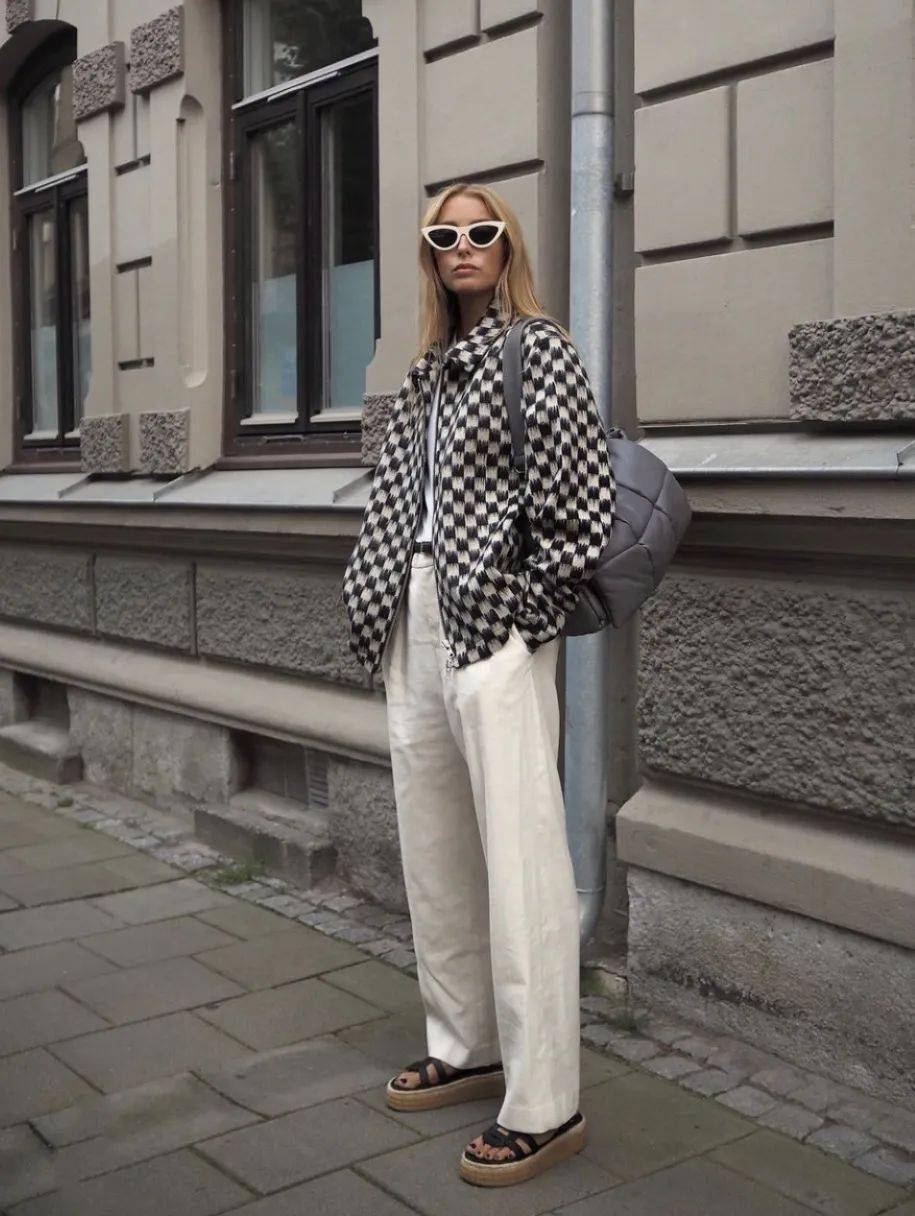 土味格子衫时不时髦要看怎么穿