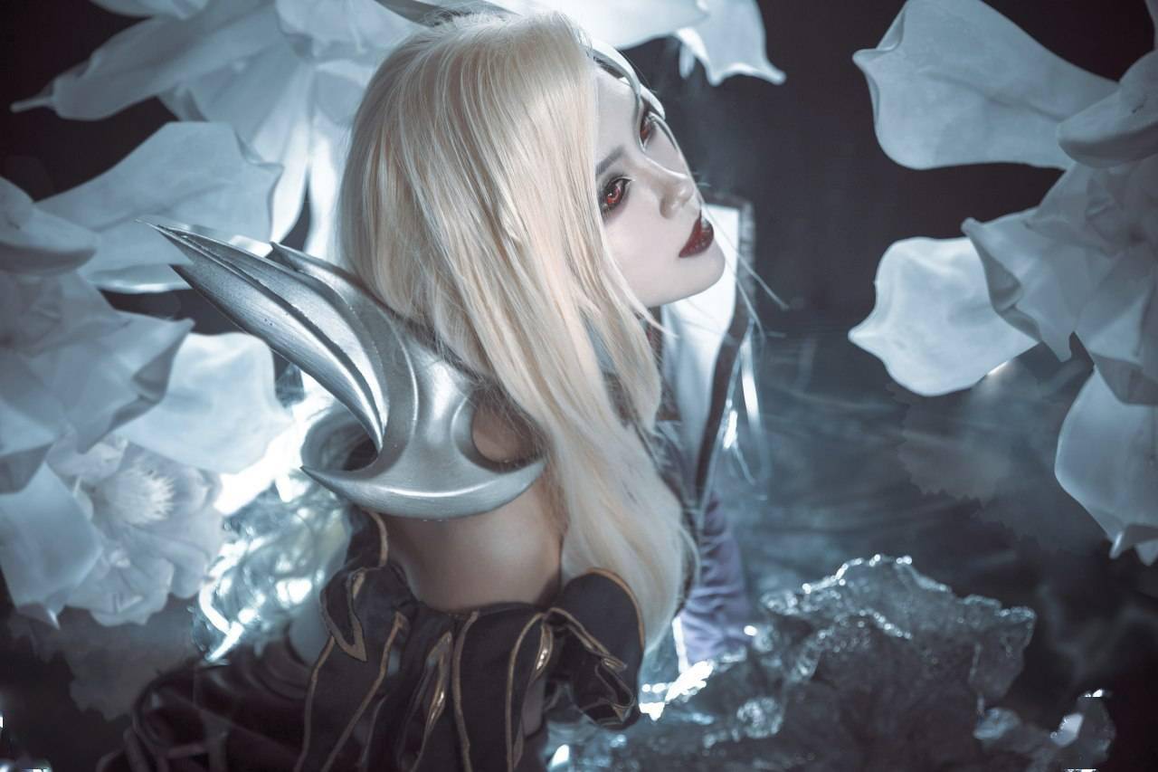 英雄联盟·至尊魔女莫甘娜cosplay堕落天使 4362