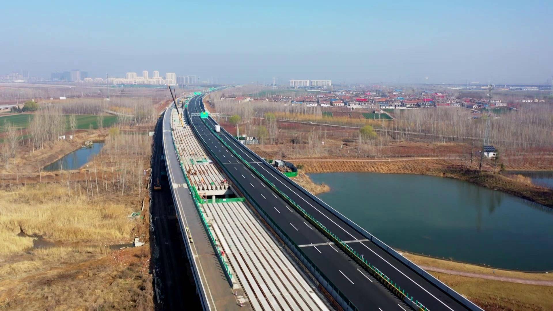 四标主体结构物施工完工!京台高速泰枣段改扩建预计10月通车