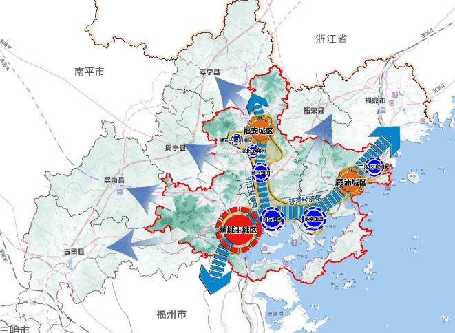 环三都澳大湾区规划图图片