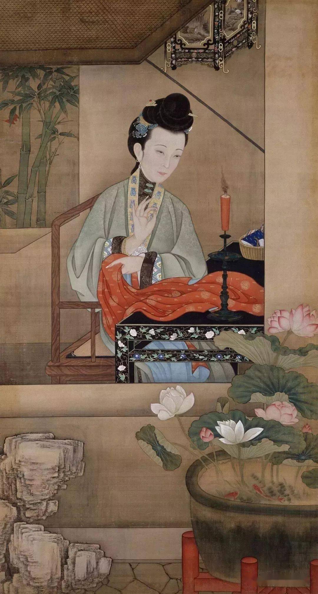 《雍正十二美人图》鉴赏