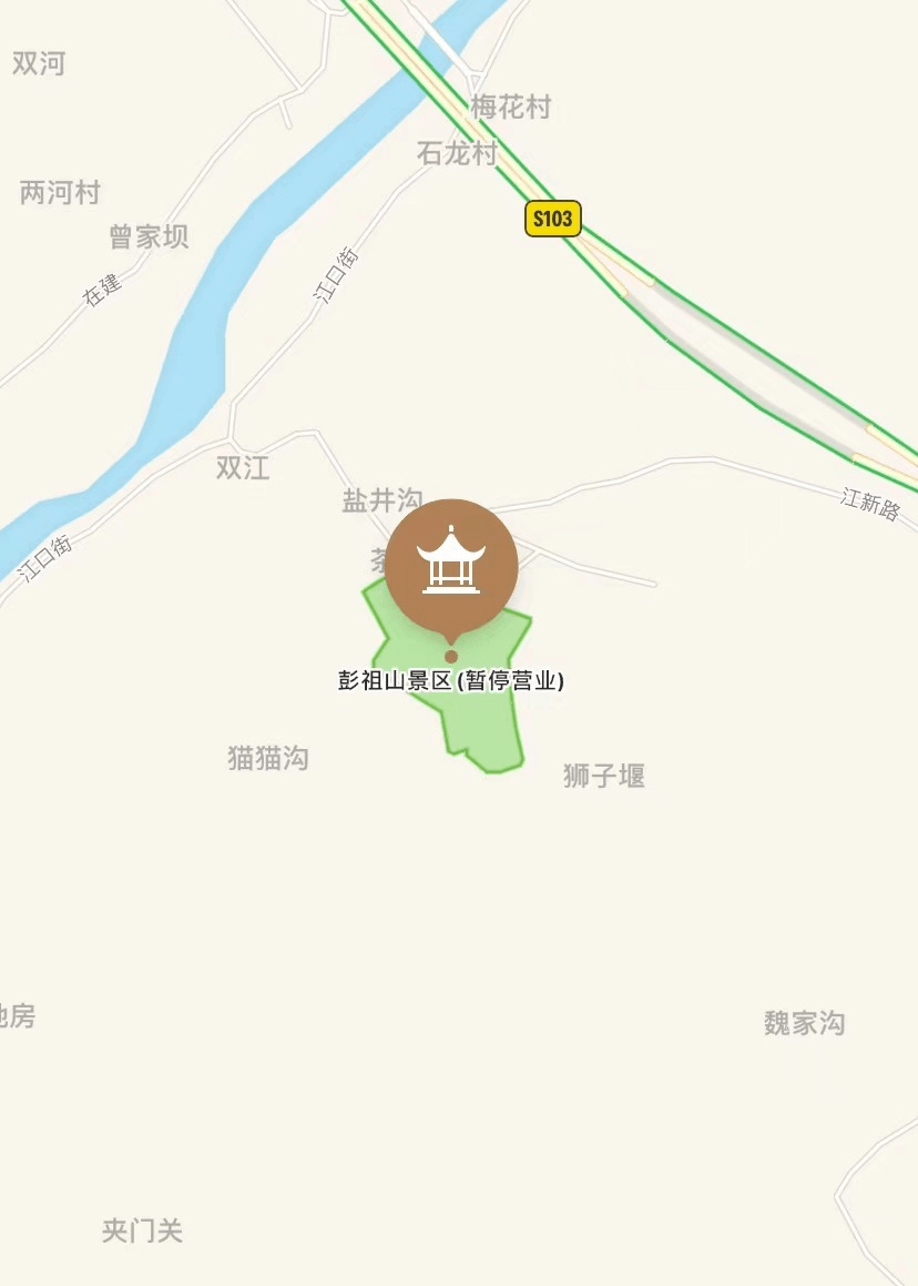 彭祖山地图图片