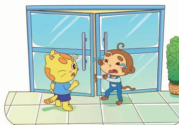 小朋友们要记住,手指是绝对不可以伸进滑动衣柜门缝,防盗门缝,窗户的