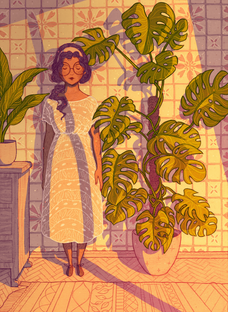 丹麦插画师chantal horeis:之间