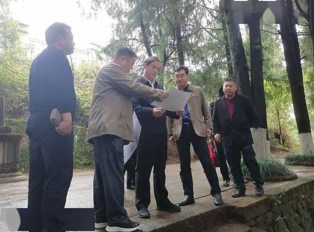 会前,县委书记张春华,县委副书记廖晶波带领县直有关部门负责人深入炉