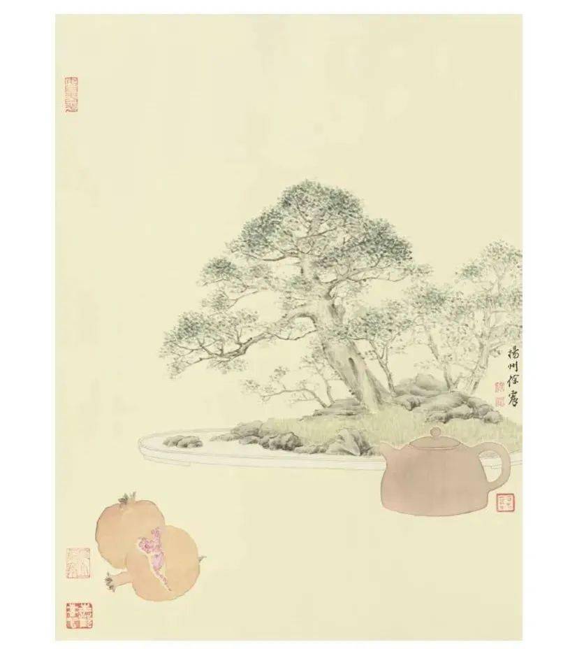 造化之境中国画与扬派盆景艺术融合作品展在扬州世界园艺博览会开幕