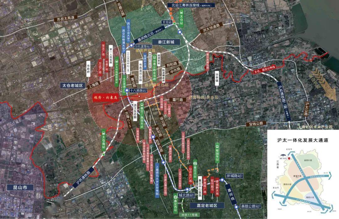 娄江新城规划图图片