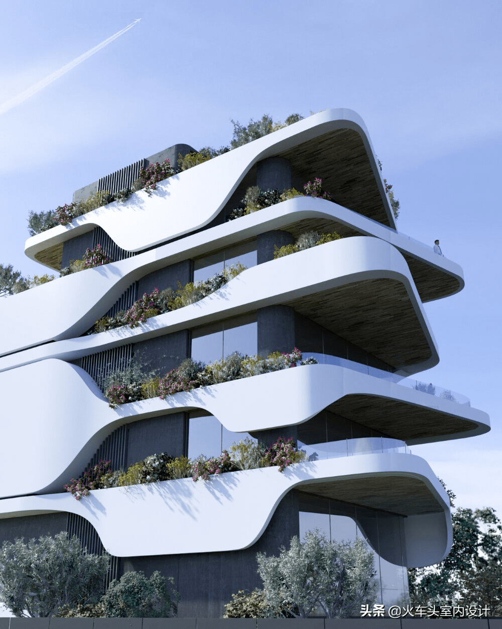 直线变曲线 极简设计的另一种手法 空间