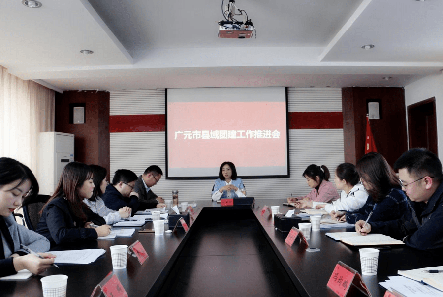 4月16日下午,广元市县域团建工作推进会召开,团市委书记何明珍出席