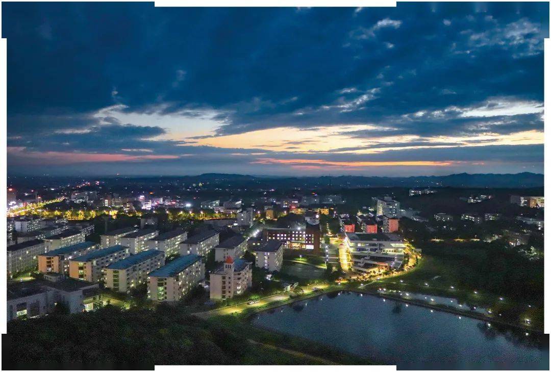 画眉潭(2019.3)湘潭大学全景(2020.