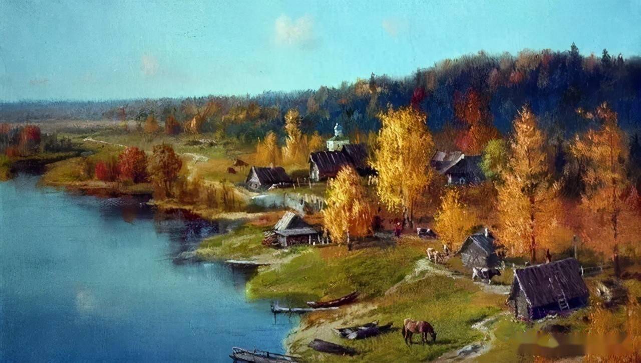 俄罗斯风景油画作品欣赏