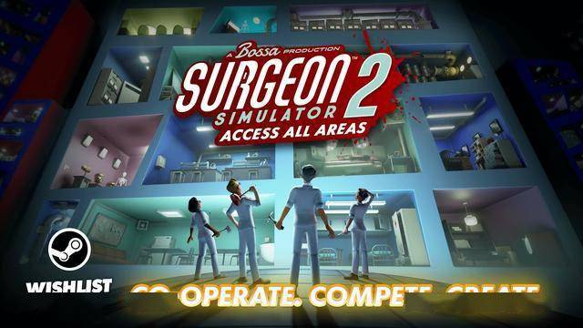 《外科手术模拟2》上架Steam页面Epic独占结束后发售