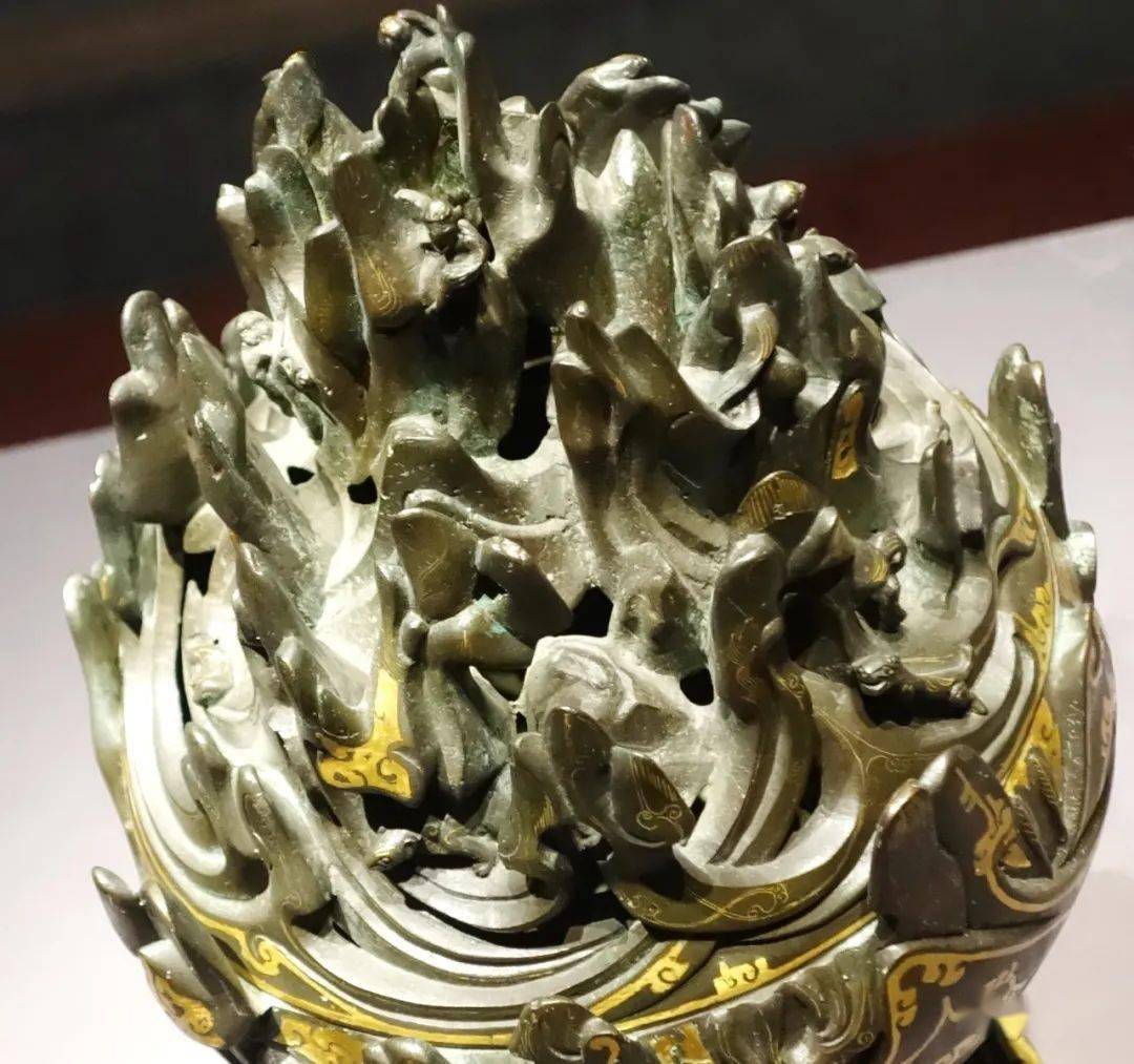 蔵出し　香炉　青銅器　中国　骨董品　古美術　神獣文形　羊　未　ロウソク立て？