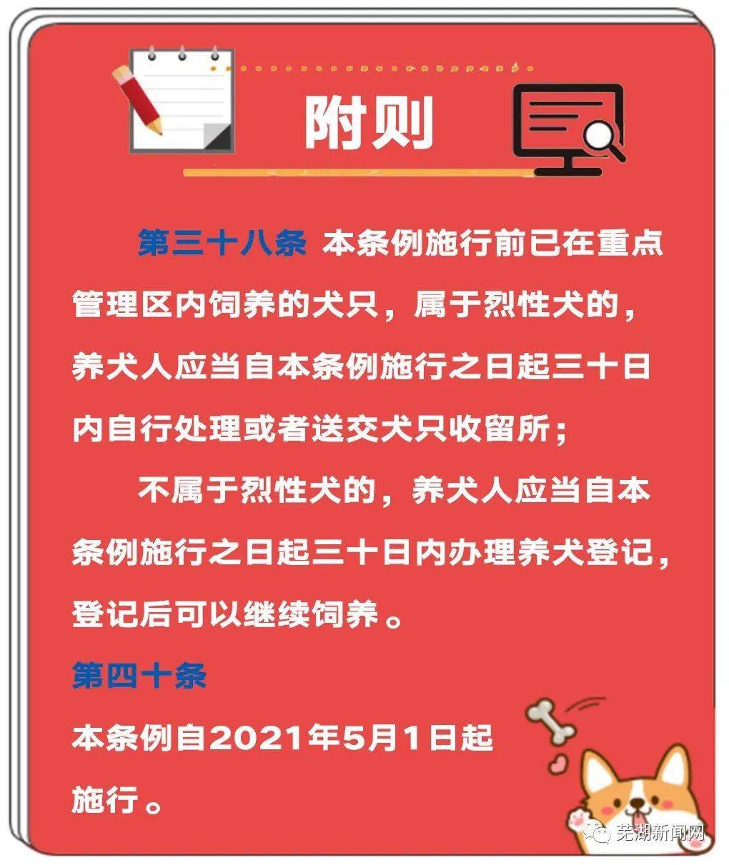 《芜湖市养犬管理条例》开始实施的2021年5月1日起hell