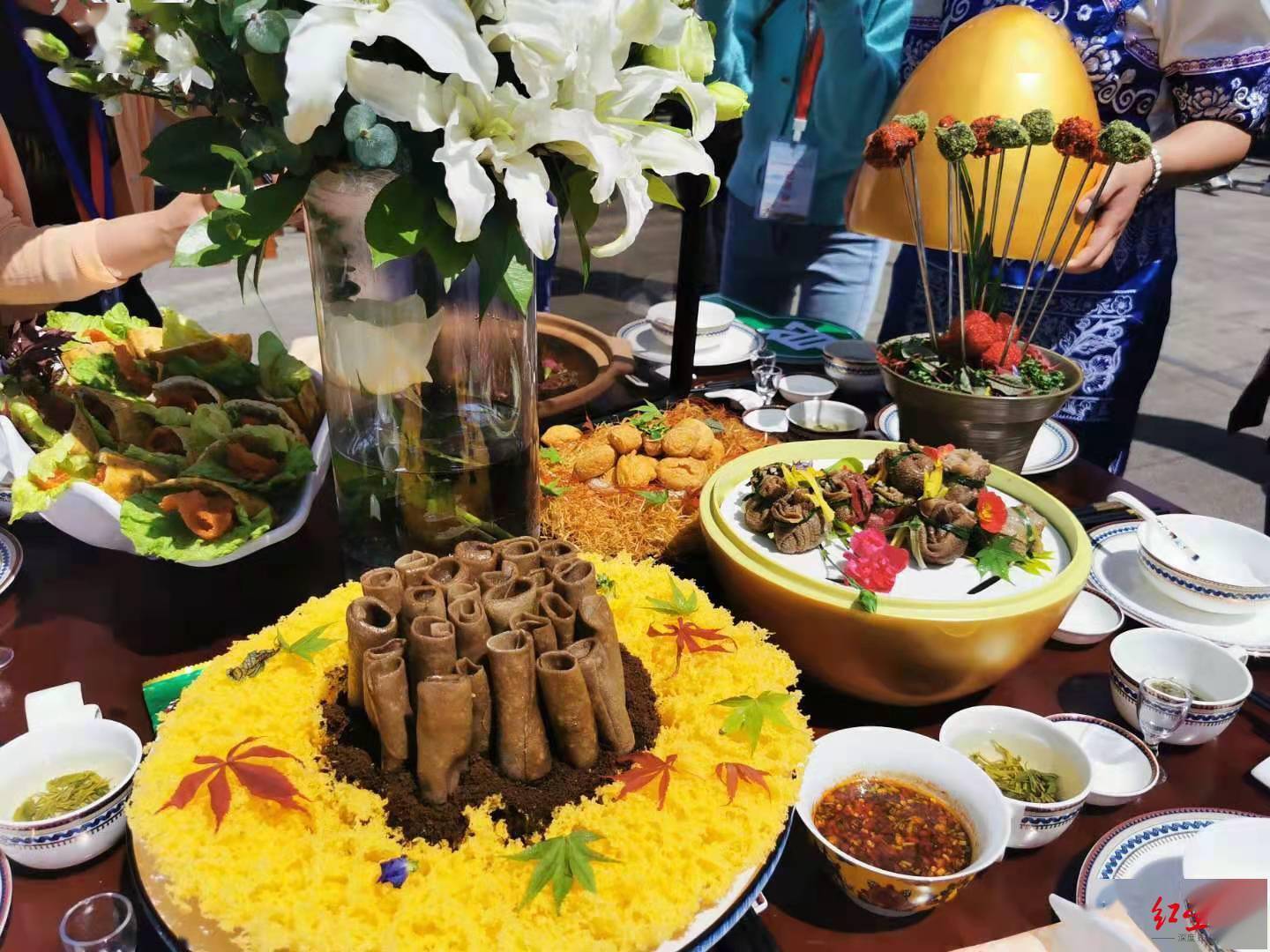 "猪皮春卷""荞面竹燕窝"你见过没?百余道羌族美食大比拼