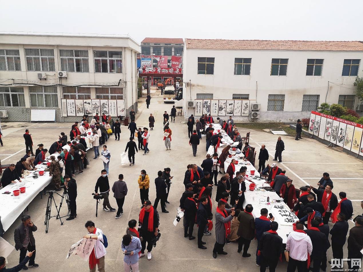 皖美安徽萧县刘套镇熏出来的书画艺术之乡