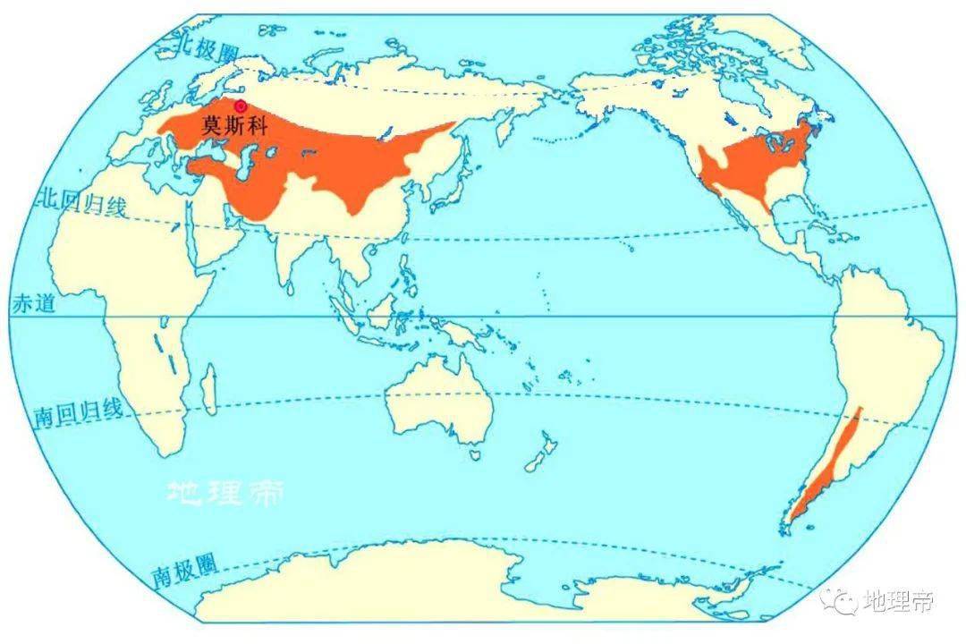 亚寒带针叶林气候温带大陆性气候 (含亚寒带针叶林气候)温带海洋性