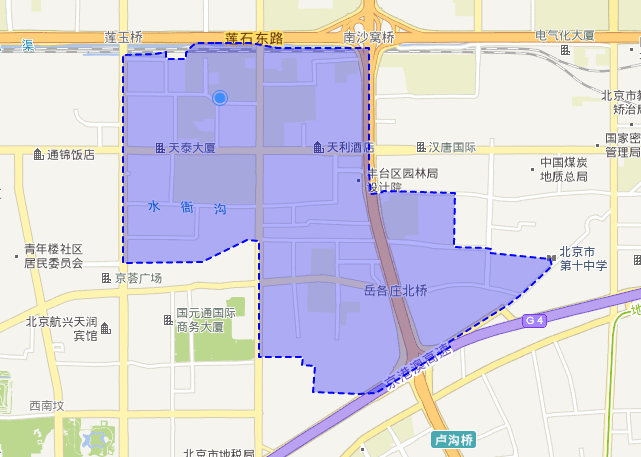 玉泉营街道范围地图图片