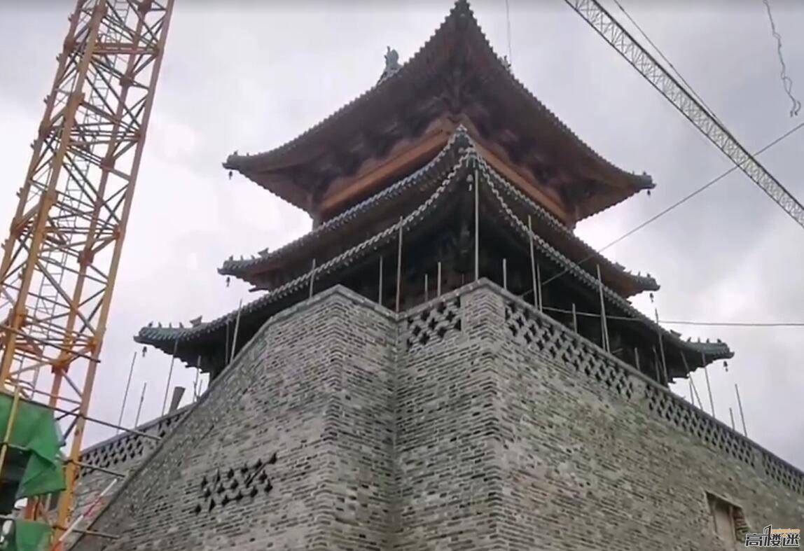 原创太原钟楼街改造最新进展钟楼复建基本完工