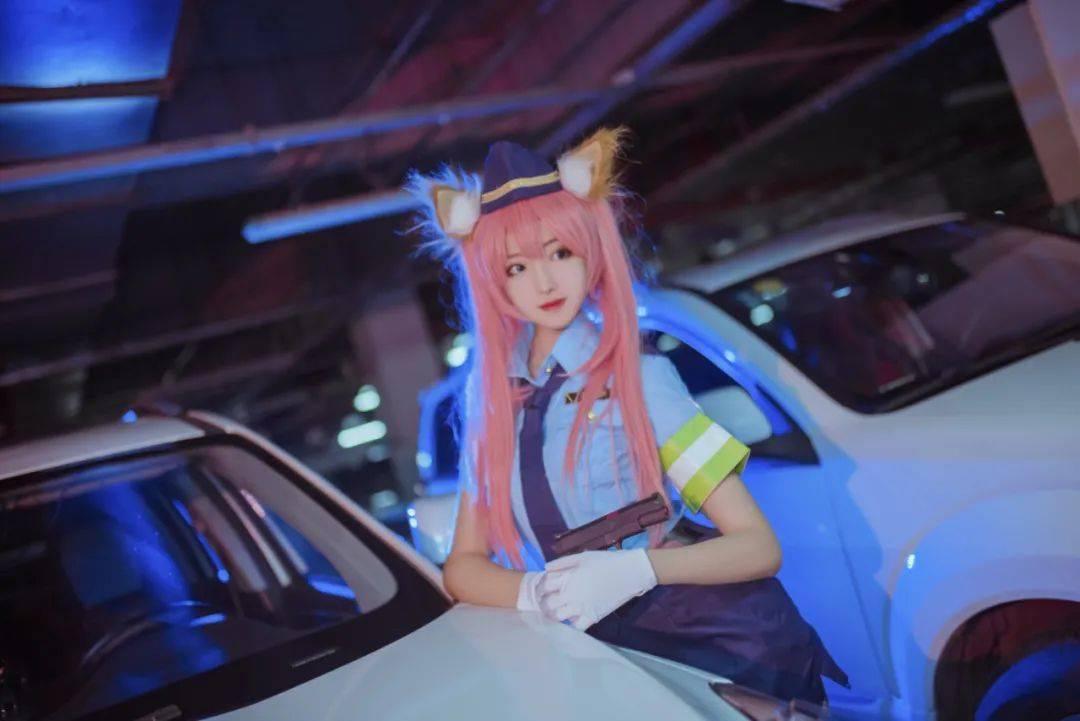 cosplay特辑丨fategrandorder玉藻前女警cos