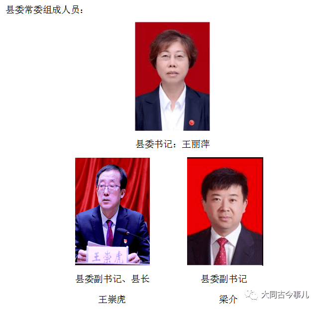 广灵历任县委书记图片
