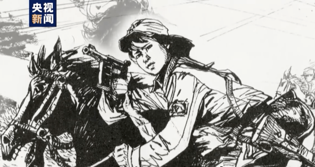 练就了双枪射击驯服了身高八尺的蒙古烈马个性倔强的李林成了战场上