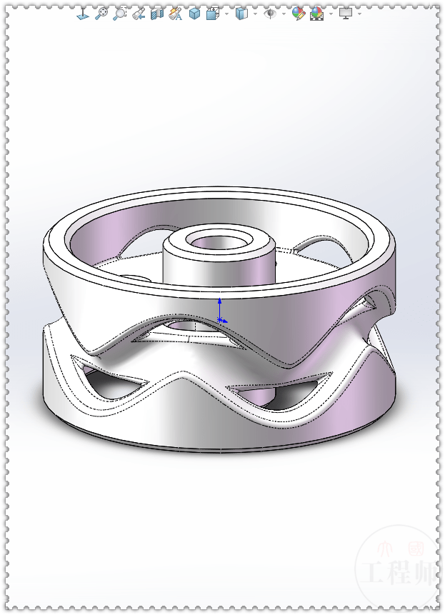 用solidworks画的圆柱凸轮