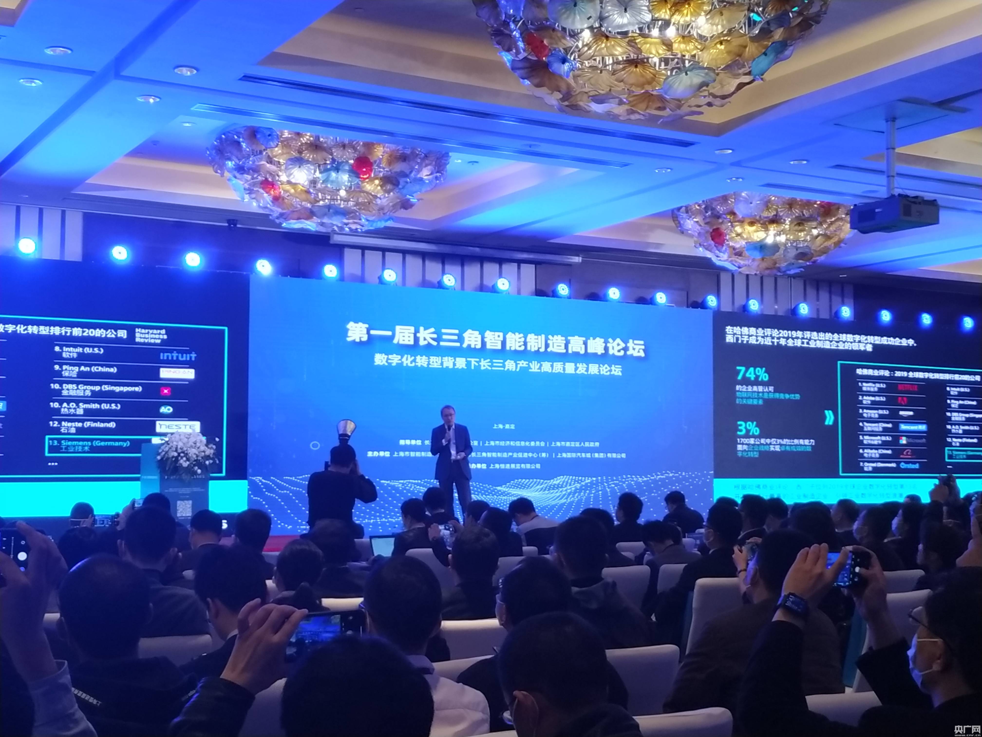 上海|首届长三角智能制造高峰论坛在沪开幕