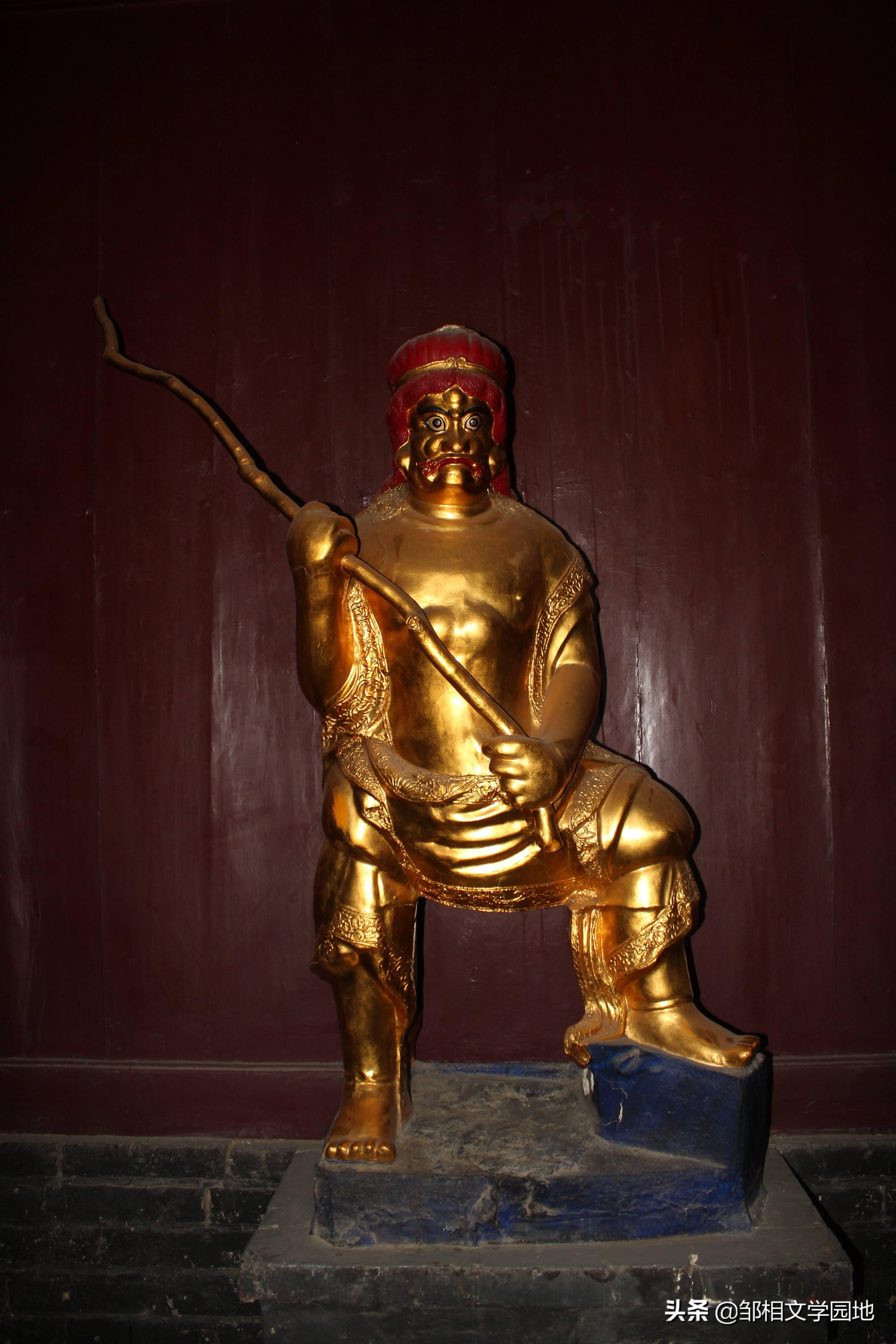 少林寺白衣殿紧那罗王御红巾军壁画赏析