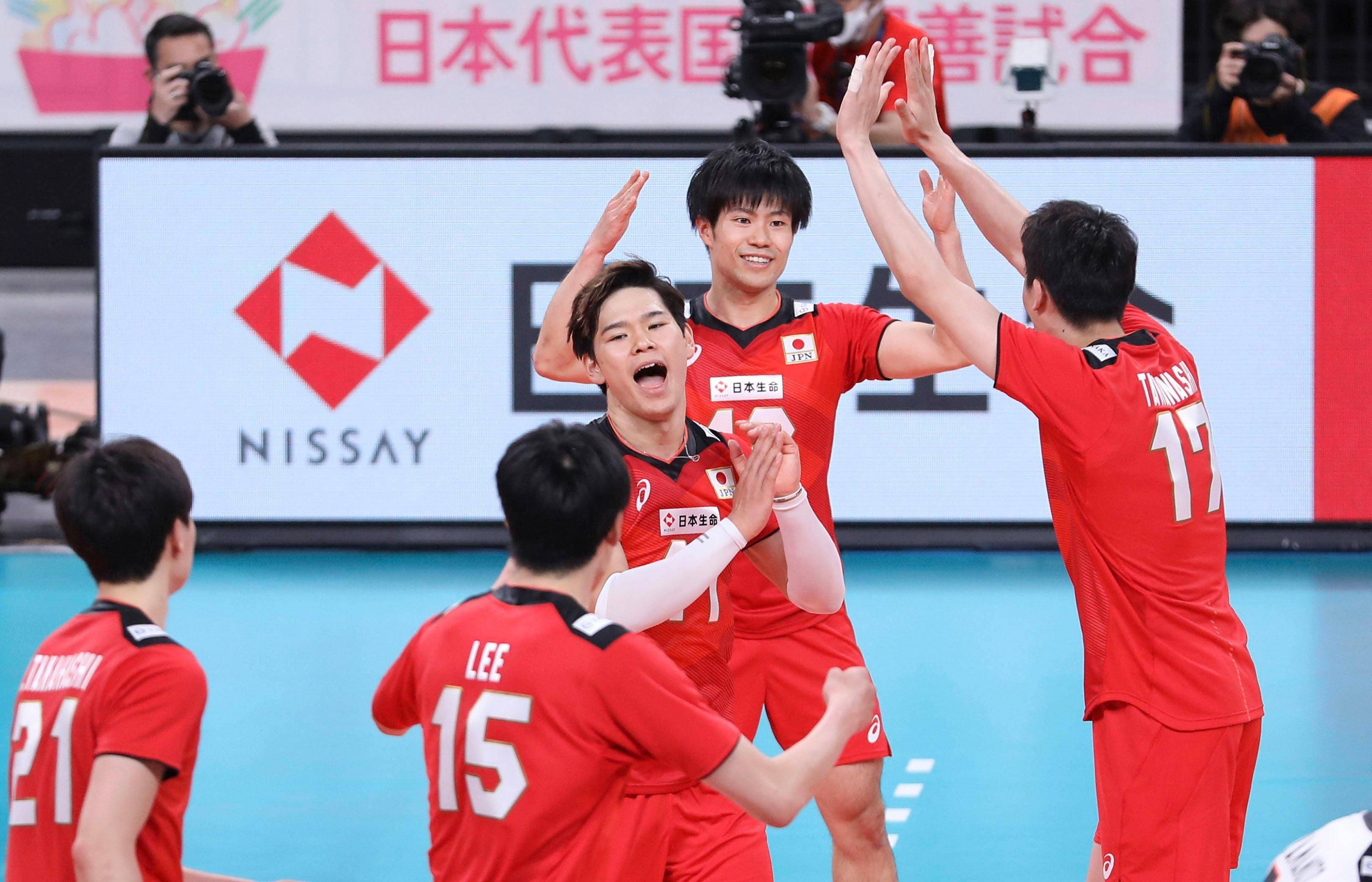 排球东京奥运会测试赛中国男排首日比赛不敌日本队