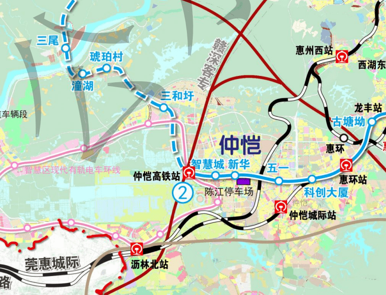 惠州城轨站点图片