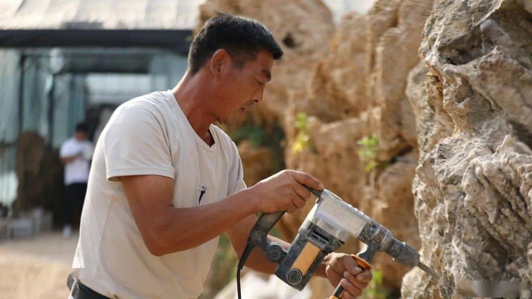 这就是枣庄枣庄大山中崛起的上水石小镇