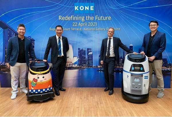 高仙机器人携手通力电梯发布全球首个数字电梯_手机搜狐网