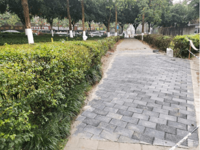 案例二:人行道路修整