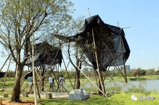 要注意遮荫降温目前在园林树木上应用的抗蒸腾剂多数是成膜型的,在