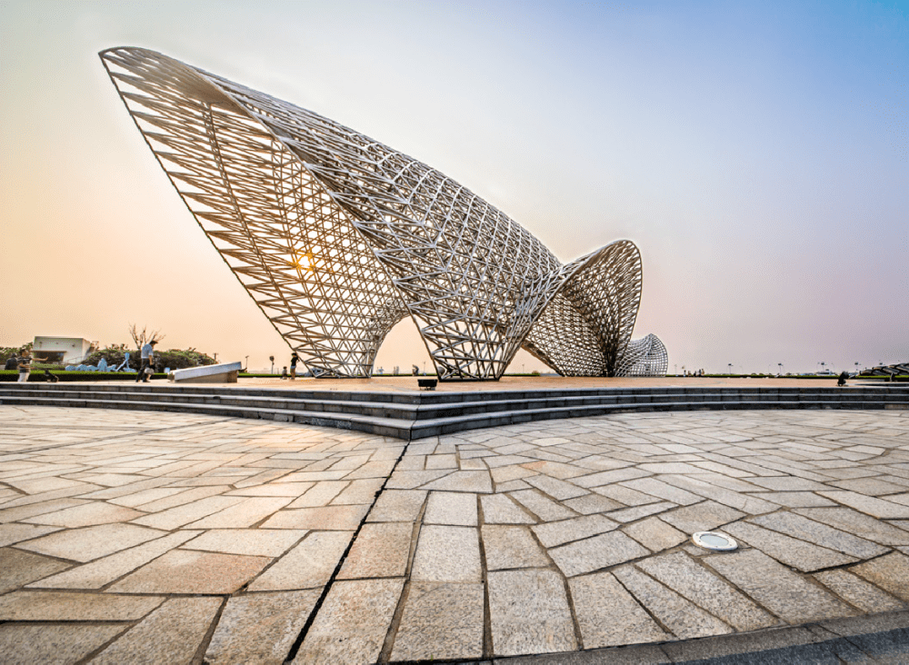 上海市南汇司南鱼雕塑