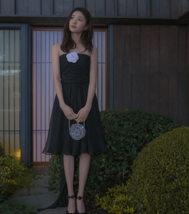 谋女郎刘浩存拍珠宝大片梳高马尾穿黑裙显气场网友没气质