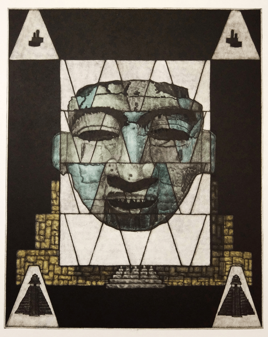 iapa波兰当代版画家克里斯托弗诺维茨基的美柔汀艺术