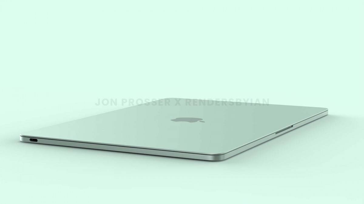 设计|新款MacBook Air渲染图曝光：采用直角边设计、多配色机身