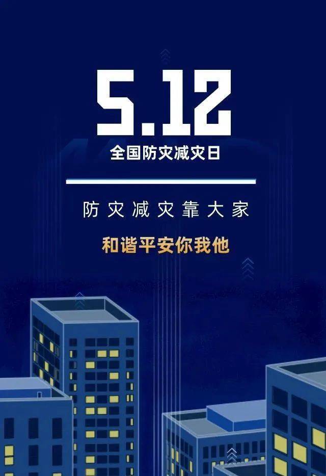 5.12全国防灾减灾日宣传,来看看