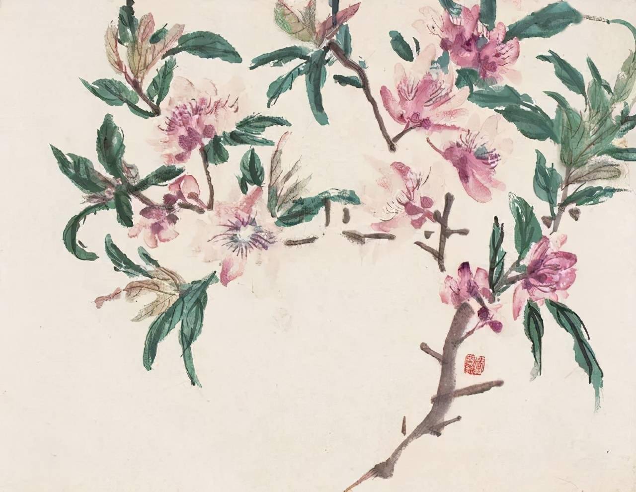 黄宾虹花鸟画集高清欣赏