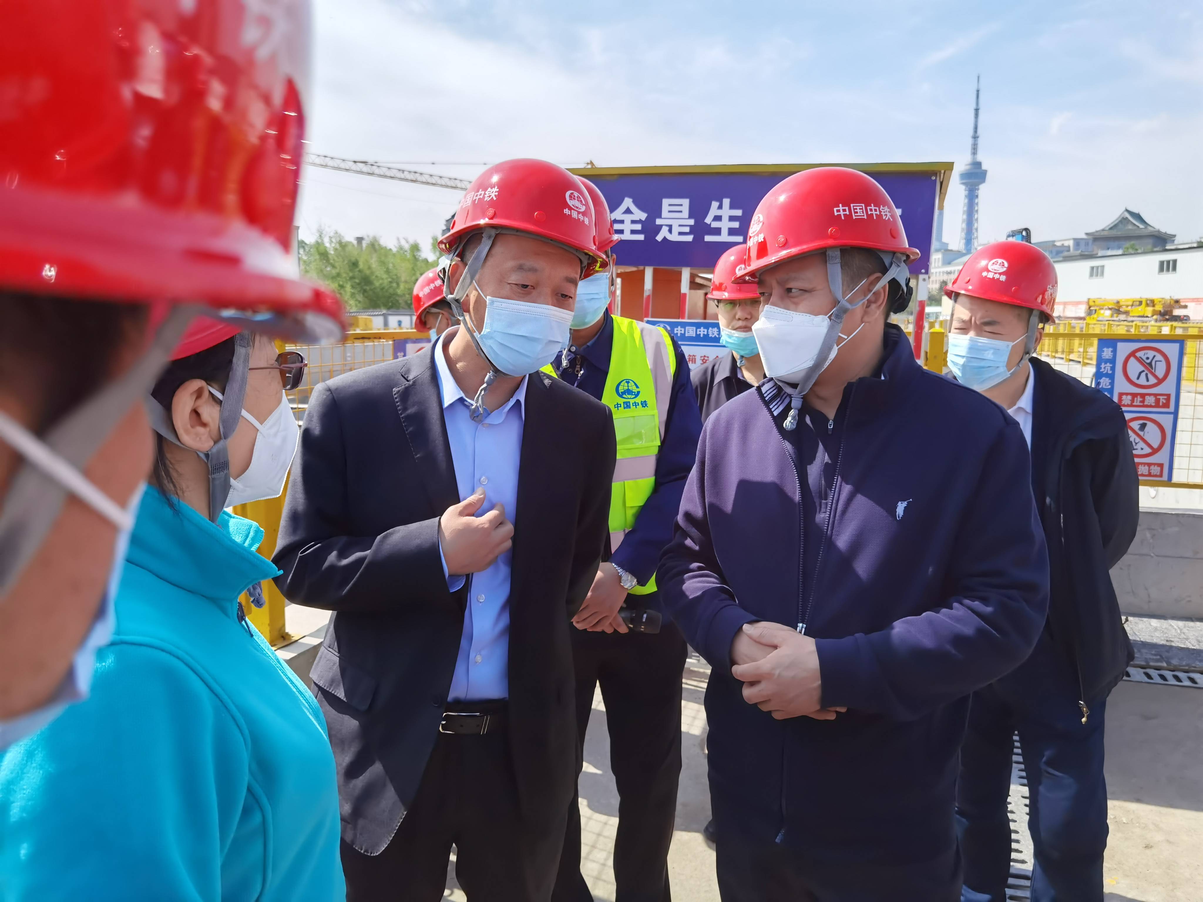 柴冠副厅长到长春市轨道交通5号线一期工程检查质量安全消防工作
